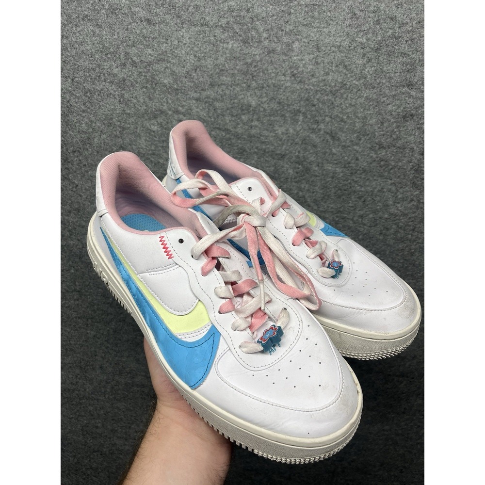 Nike Air Force 1 PLT.AF.ORM Pastel 2022 Blue Yellow Pink DZ5197-100 Women's 9.5
